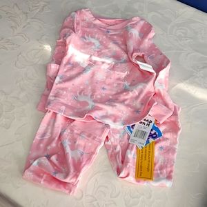 Sleep on it buttery soft Longsleeve unicorn and stars Panama set NWT